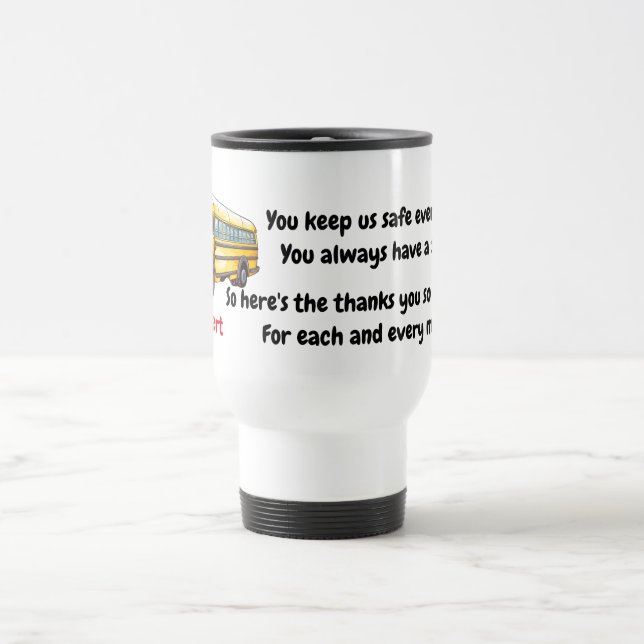 Taza De Viaje Bus Driver Travel Mug (Centro)
