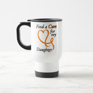 Taza De Viaje Buscar una cura/corazón/hija...RSD/CRPS