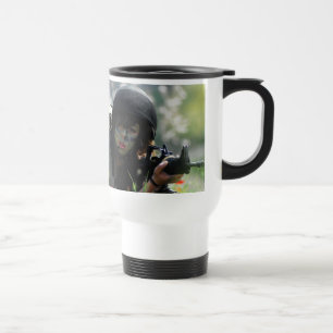 Taza De Viaje CA femenina en camuflaje