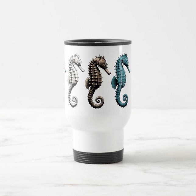 Taza De Viaje Caballitos de mar  (Centro)