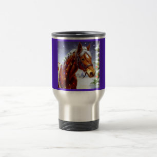 Taza De Viaje Caballo 3 navidades