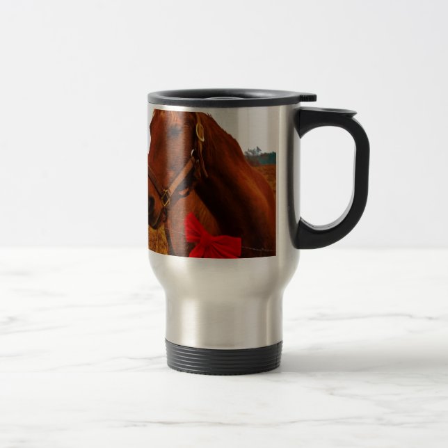 Taza De Viaje Caballo con arco rojo (Derecha)