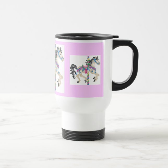 Taza De Viaje Caballo de Carosel (Derecha)