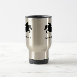 Taza De Viaje Caballo Eventing a campo través