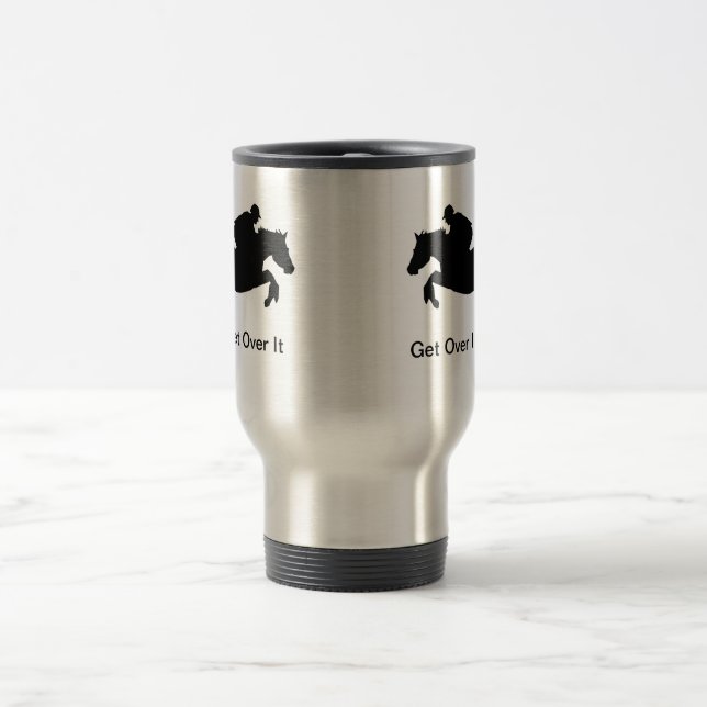 Taza De Viaje Caballo Eventing a campo través (Centro)