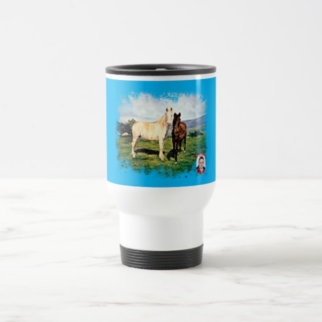 Taza De Viaje Caballos (Centro)