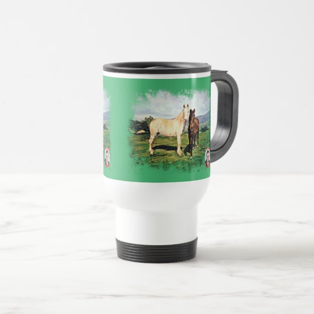 Taza De Viaje Caballos (Anverso derecho)