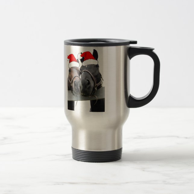 Taza De Viaje Caballos navidades (Derecha)