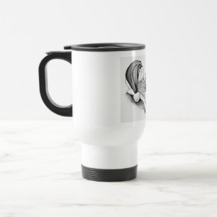 Taza De Viaje Caballos navidades y Santa Claus