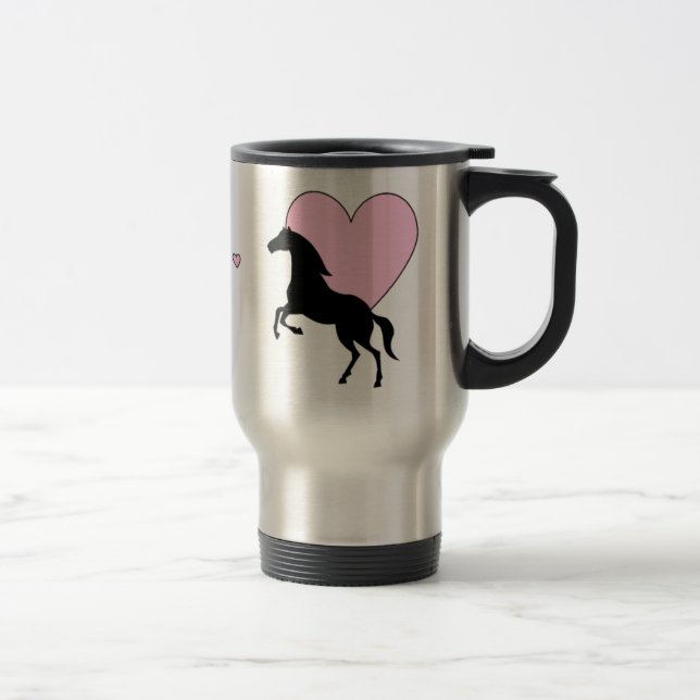 Taza De Viaje Caballos y amor (Derecha)