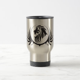 Taza De Viaje Cabeza de leones negros