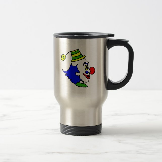 Taza De Viaje Cabeza del payaso del perfil (Derecha)