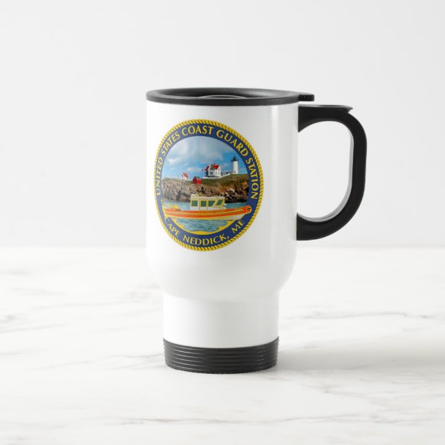 Taza De Viaje Cabo Neddick de la estación de USCG (Derecha)