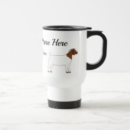 Taza De Viaje Cabra Boer personalizada