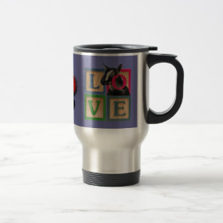 TAZA DE VIAJE CABRA DEL AMOR DE LOS BLOQUES