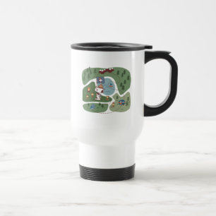 Taza De Viaje Cacahuetes Anidado en el camping de las montañas