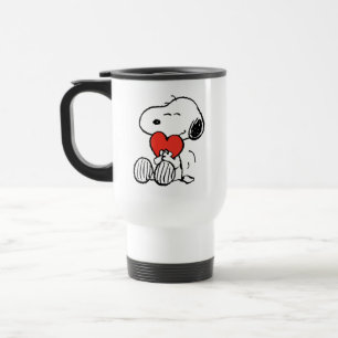Taza De Viaje Cacahuetes   EL DÍA DE SAN VALENTÍN   Snoopy Heart
