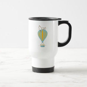 Taza De Viaje Cacahuetes   Globo de aire caliente Snoopy & Woods
