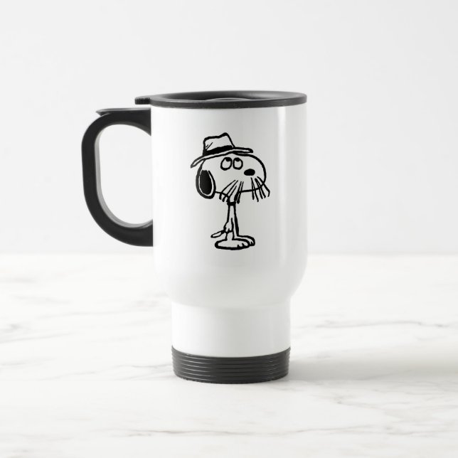 Taza De Viaje Cacahuetes | Hermano Spike de Snoopy (Izquierda)