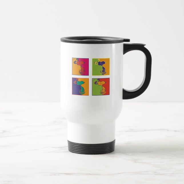 Taza De Viaje Cacahuetes | Noopia de arte pop moderno (Derecha)
