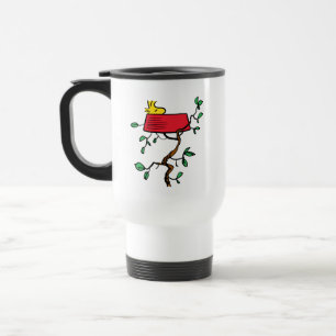Taza De Viaje Cacahuetes   Secuestro de madera en el plato de Sn