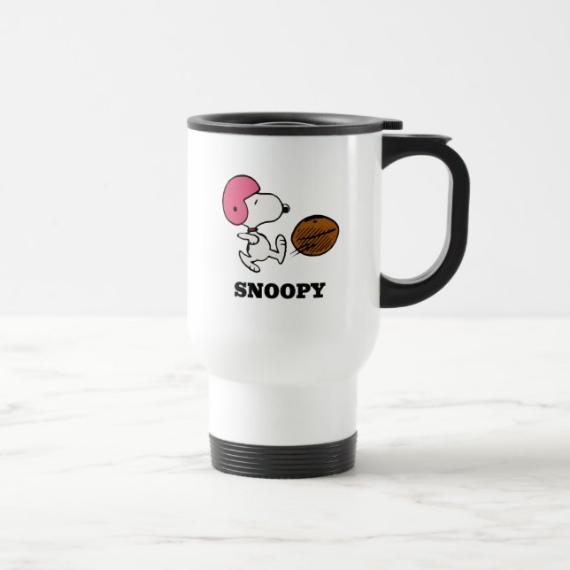 Taza De Viaje Cacahuetes | Snoopy Football Kicker (Derecha)