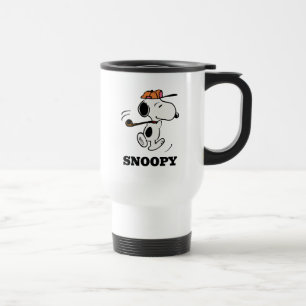 Taza De Viaje Cacahuetes   Snoopy Golf