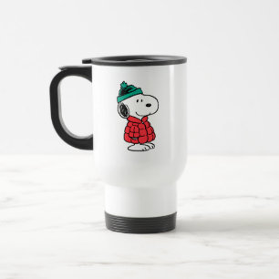 Taza De Viaje Cacahuetes Snoopy Winter Coat & Gorra