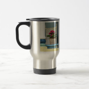 Taza De Viaje Cacerola de flores en el mercado - Viñetería de Ma