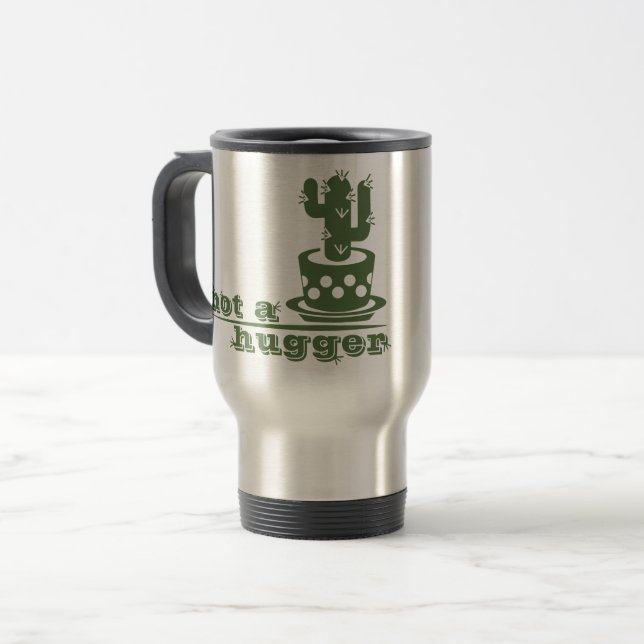 Taza De Viaje Cacti No es gracioso decir (Anverso izquierdo)
