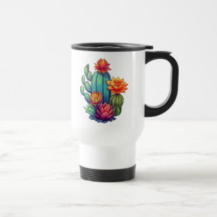 Taza De Viaje Cactus en crecimiento de bonito