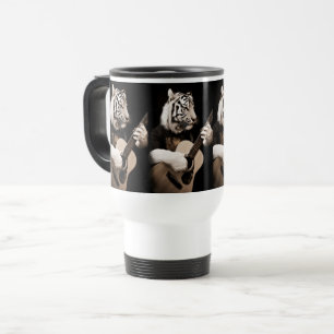 Taza De Viaje Cadenas de Tigre – Arte Musical Elegante