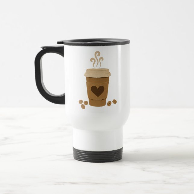 Taza De Viaje Café con amor (Izquierda)