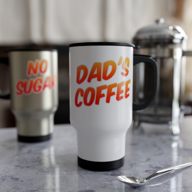 Taza De Viaje Café Dads No Azúcar (Subido por el creador)