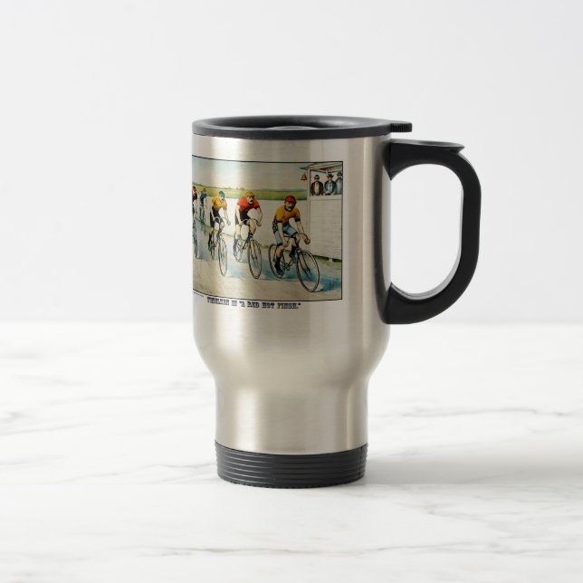 Taza De Viaje Café de bicicleta de época Mug (Derecha)