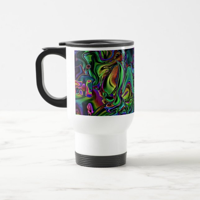 Taza De Viaje Café de fusión del cerebro Mug (Izquierda)