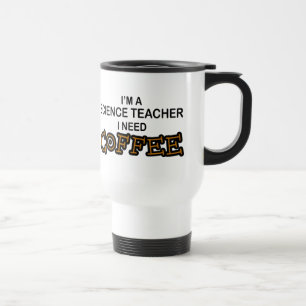 Taza De Viaje Café de la necesidad - profesor de ciencias