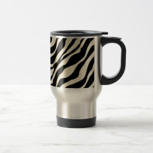 Taza De Viaje Café de viaje impreso en cebra