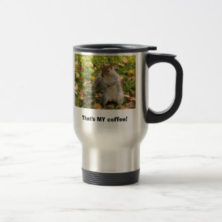Taza De Viaje Café del viaje de la ardilla
