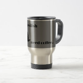 Taza De Viaje café diablo de Tasmania