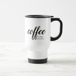 Taza De Viaje "Café" - este viaje al trabajo acaba de mejorar