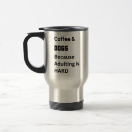 Taza De Viaje Café Mug de papá de perro personalizado