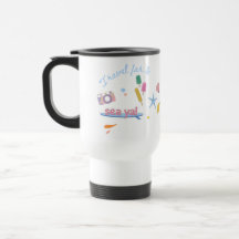 Café y té con diseño de viajes