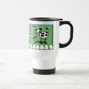 Taza De Viaje Café y vaca crema