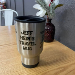 Taza De Viaje Cafeína PERSONALIZADA Diesel Y Jesús Grunge