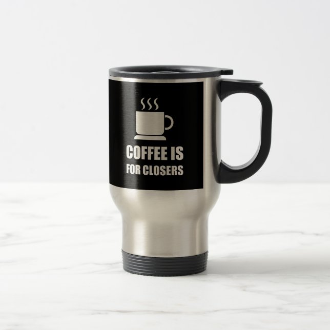 Taza De Viaje Cafés para el representante de las ventas de (Derecha)