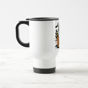 Taza De Viaje Calabaza de Cerveza Halloween con barba