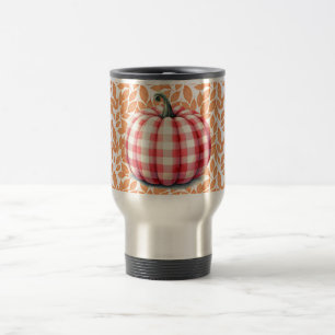 Taza De Viaje Calabaza de platillo de chicharrón lindo hola otoñ