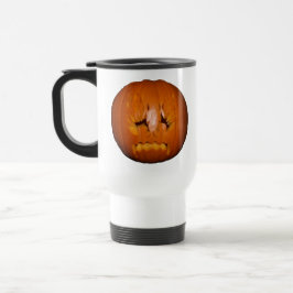 Taza De Viaje Calabaza, tristes llamas