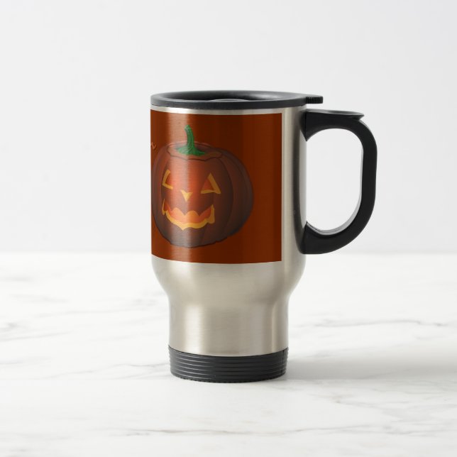 Taza De Viaje Calabazas de calabazas de calabaza de Halloween pa (Derecha)